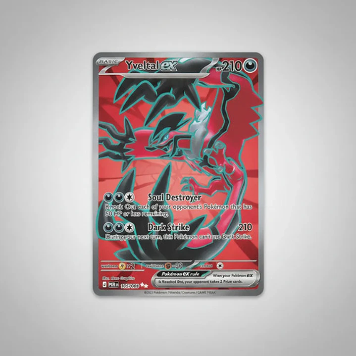 Pokémon Tcg Yveltal Ex Por En 105/088 Me03 Full Art 5