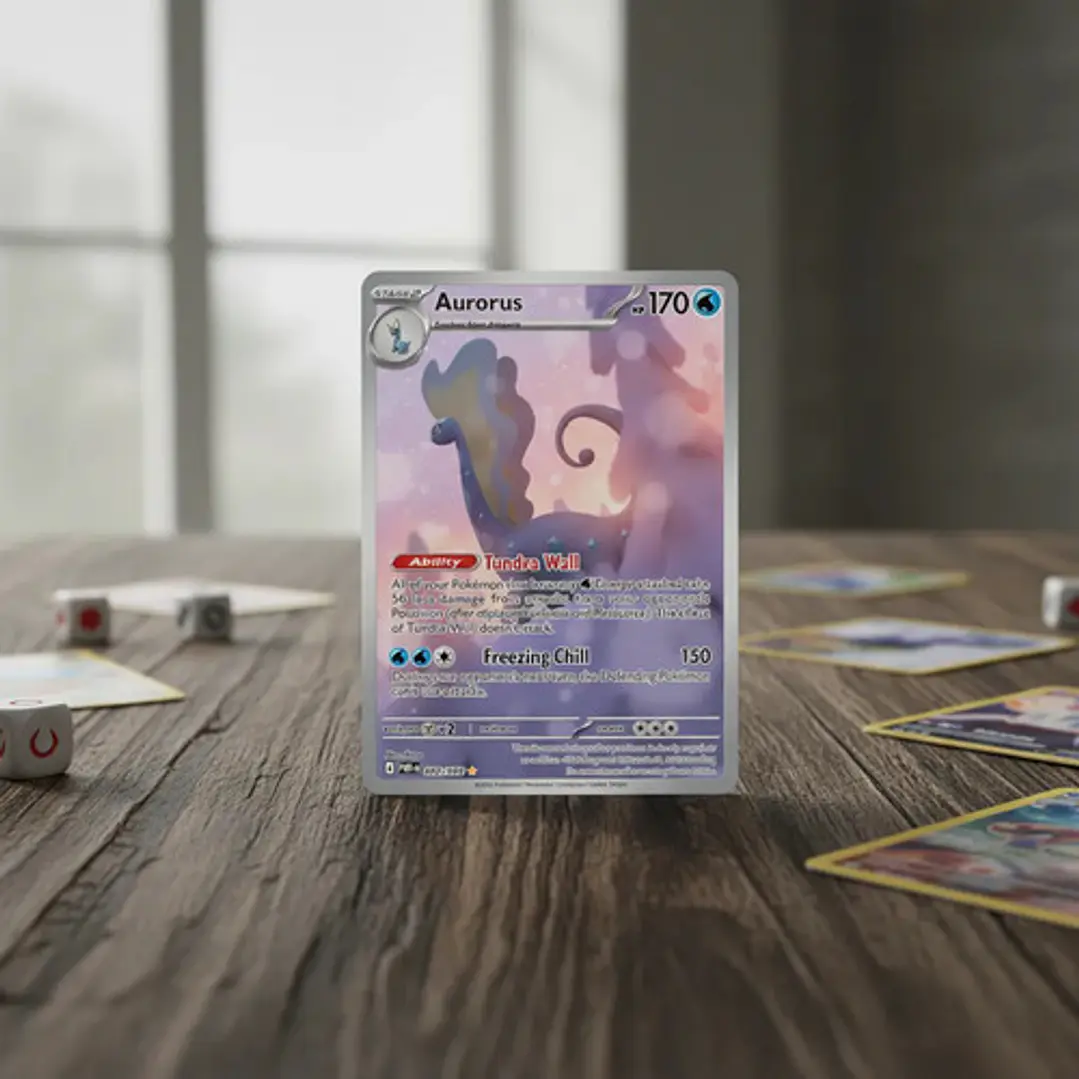 POKÉMON TCG AURORUS POR 092/088 ME03 PERFECT ORDER ILLUSTRATION RARE INGLÉS 2