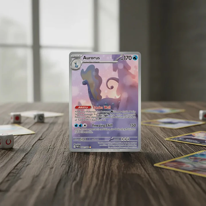 POKÉMON TCG AURORUS POR 092/088 ME03 PERFECT ORDER ILLUSTRATION RARE INGLÉS 2