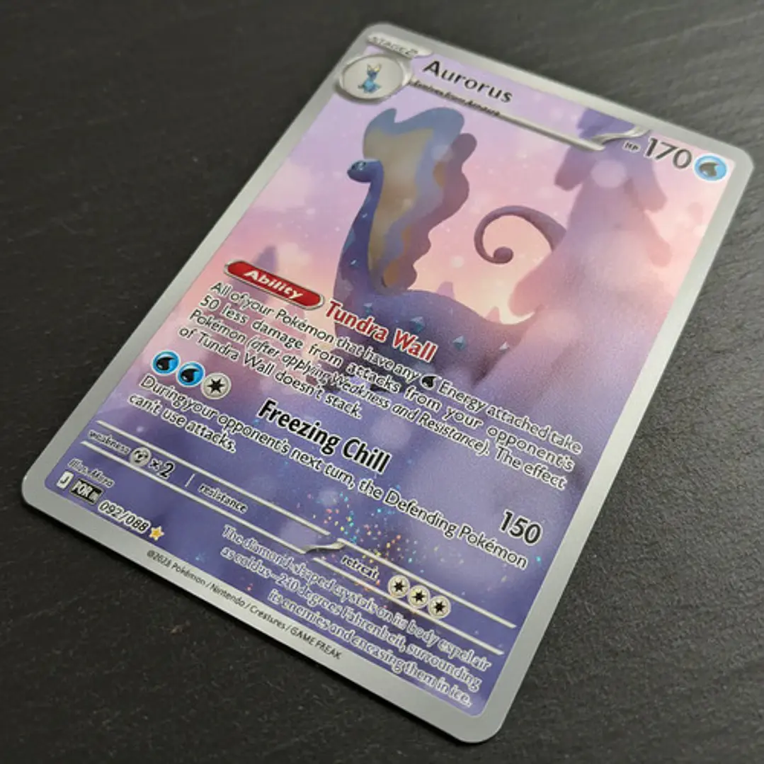 POKÉMON TCG AURORUS POR 092/088 ME03 PERFECT ORDER ILLUSTRATION RARE INGLÉS 3