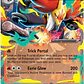 POKÉMON TCG MEGA DELPHOX EX PBL 008/084 ME05 PITCH BLACK DOUBLE RARE INGLÉS - Miniatura 1