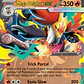 POKÉMON TCG MEGA DELPHOX EX PBL 008/084 ME05 PITCH BLACK DOUBLE RARE INGLÉS - Miniatura 3