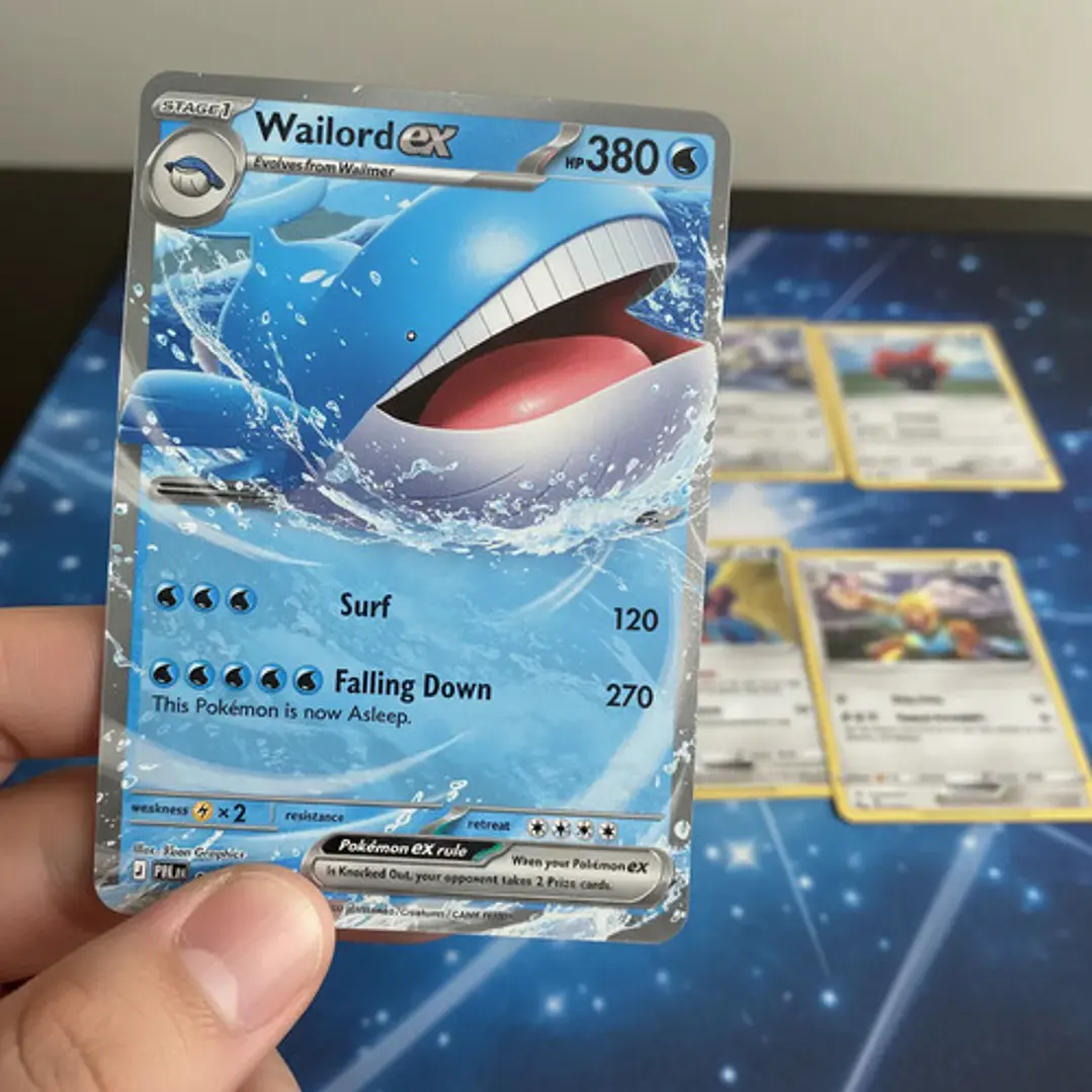 POKÉMON TCG WAILORD EX PBL 016/084 ME05 PITCH BLACK DOUBLE RARE INGLÉS 2