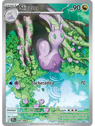 POKÉMON TCG SLIGGOO CRI 095/086 ME04 CHAOS RISING ILLUSTRATION RARE ESPAÑOL