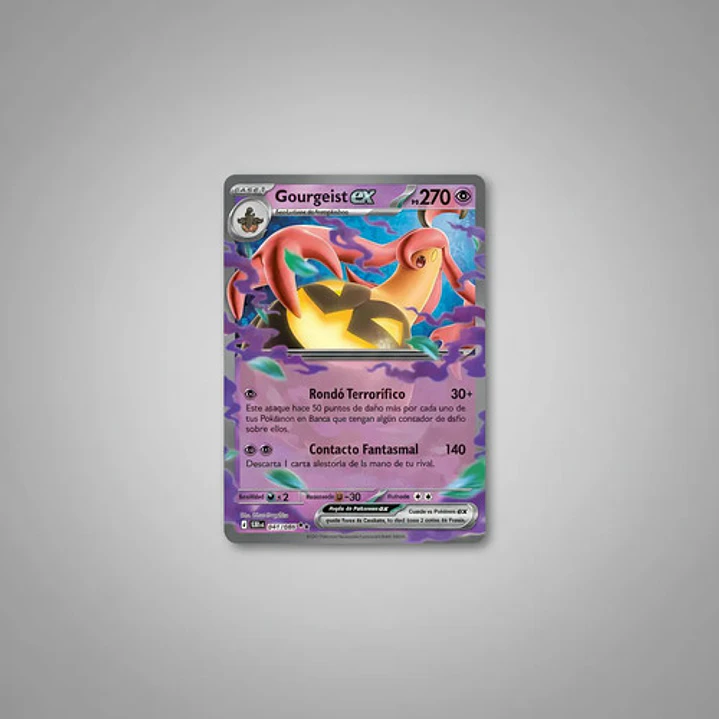 POKÉMON TCG GOURGEIST EX CRI 041/086 ME04 CHAOS RISING DOUBLE RARE ESPAÑOL 4