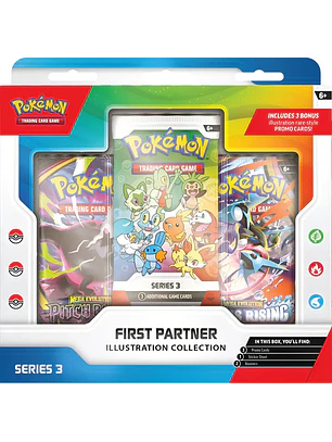 POKÉMON TCG FIRST PARTNET ILLUSTRATION COLLECTION SERIES 3 - 30TH  ANNIVERSARY INGLES