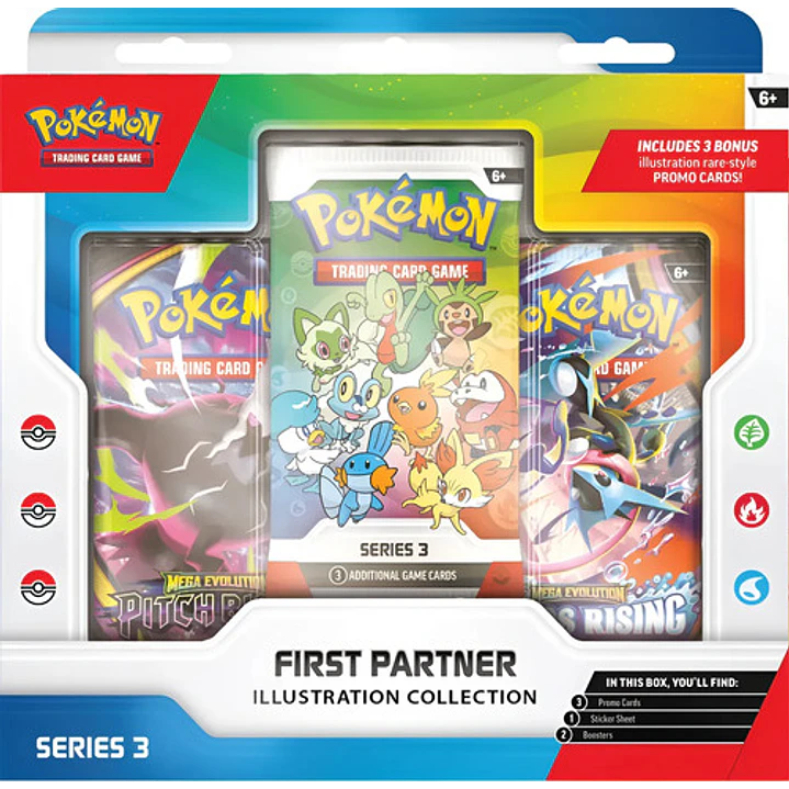 POKÉMON TCG FIRST PARTNET ILLUSTRATION COLLECTION SERIES 3 - 30TH  ANNIVERSARY INGLES 1
