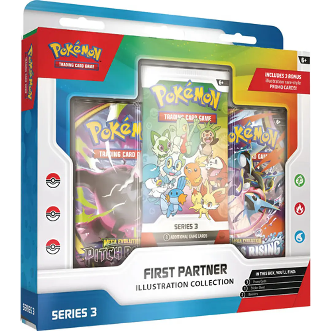 POKÉMON TCG FIRST PARTNET ILLUSTRATION COLLECTION SERIES 3 - 30TH  ANNIVERSARY INGLES 2