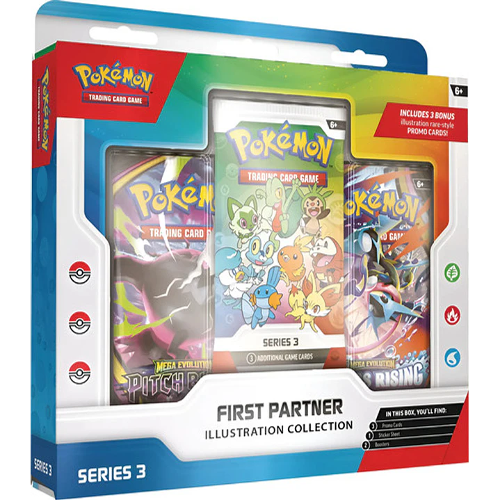 POKÉMON TCG FIRST PARTNET ILLUSTRATION COLLECTION SERIES 3 - 30TH  ANNIVERSARY INGLES 2