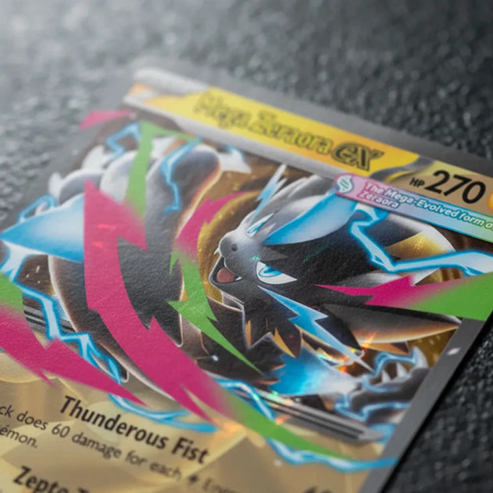 POKÉMON TCG MEGA ZERAORA PBL 027/0848 ME05 PITCH BLACK DOUBLE RARE INGLÉS 4
