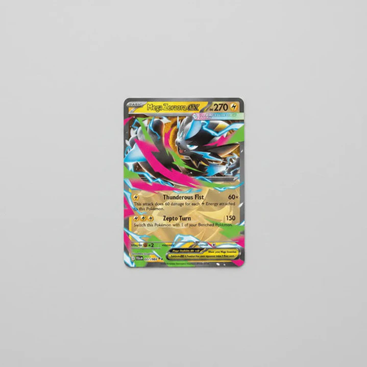 POKÉMON TCG MEGA ZERAORA PBL 027/0848 ME05 PITCH BLACK DOUBLE RARE INGLÉS 5