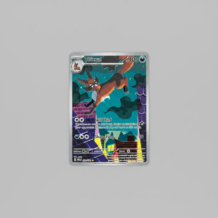 POKÉMON TCG THIEVUL PBL 055/084 ME05 PITCH BLACK ILLUSTRATION RARE INGLÉS 5