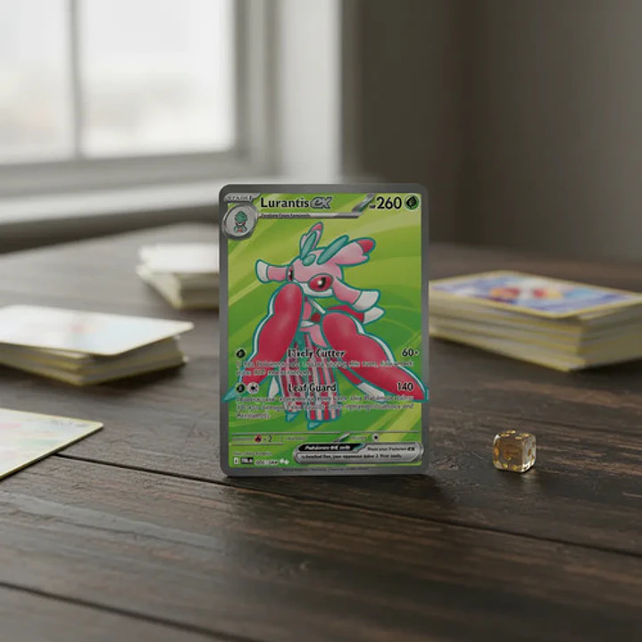 POKÉMON TCG LURANTIS EX PBL 096/084 ME05 PITCH BLACK FULL ART INGLÉS 2