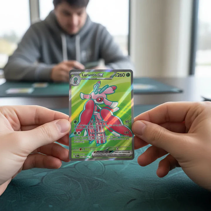 POKÉMON TCG LURANTIS EX PBL 096/084 ME05 PITCH BLACK FULL ART INGLÉS 3