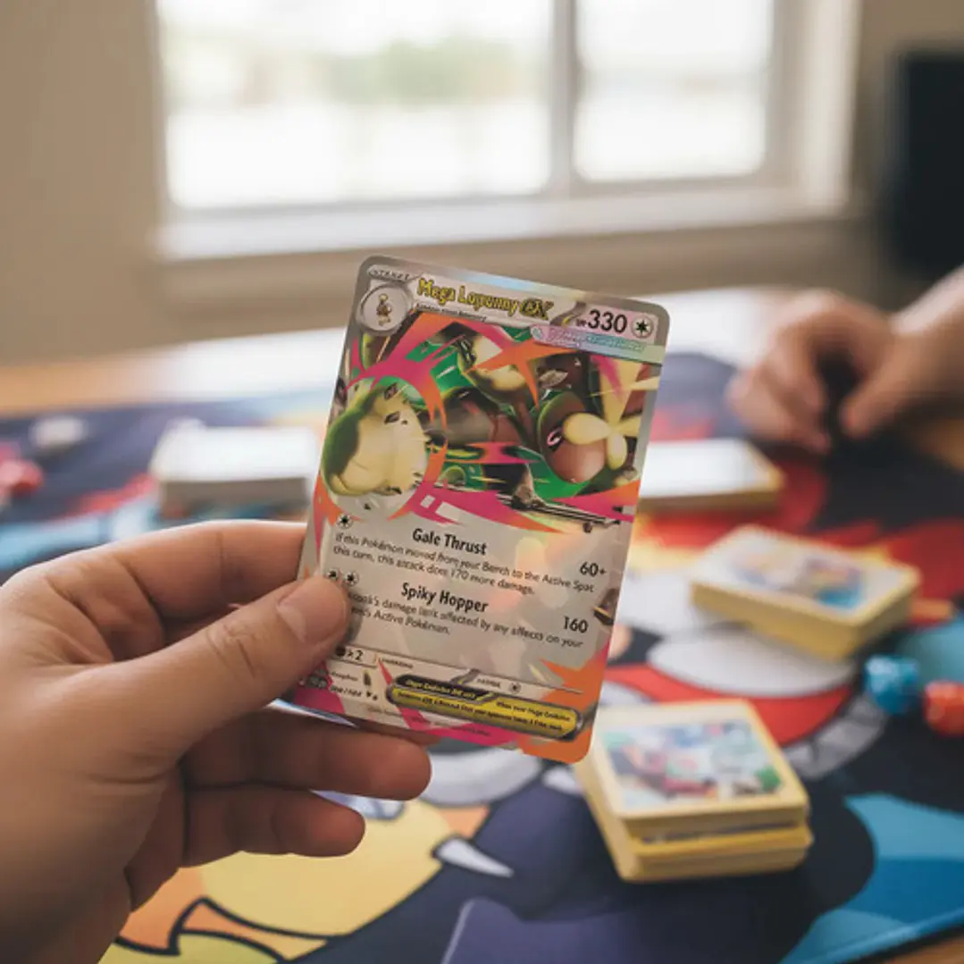 POKÉMON TCG MEGA LOPUNNY EX PBL 084/094 ME02 PHANTASMAL FLAMES DOUBLE RARE INGLÉS 3