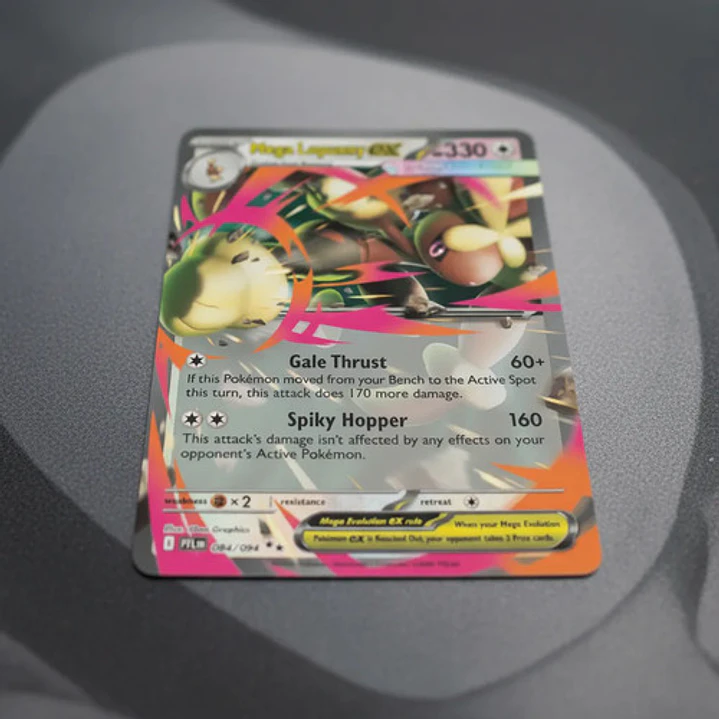 POKÉMON TCG MEGA LOPUNNY EX PBL 084/094 ME02 PHANTASMAL FLAMES DOUBLE RARE INGLÉS 4