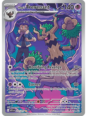 POKÉMON TCG HOP´S TREVENANT ASC 237/217 ME ILLUSTRATION RARE INGLÉS