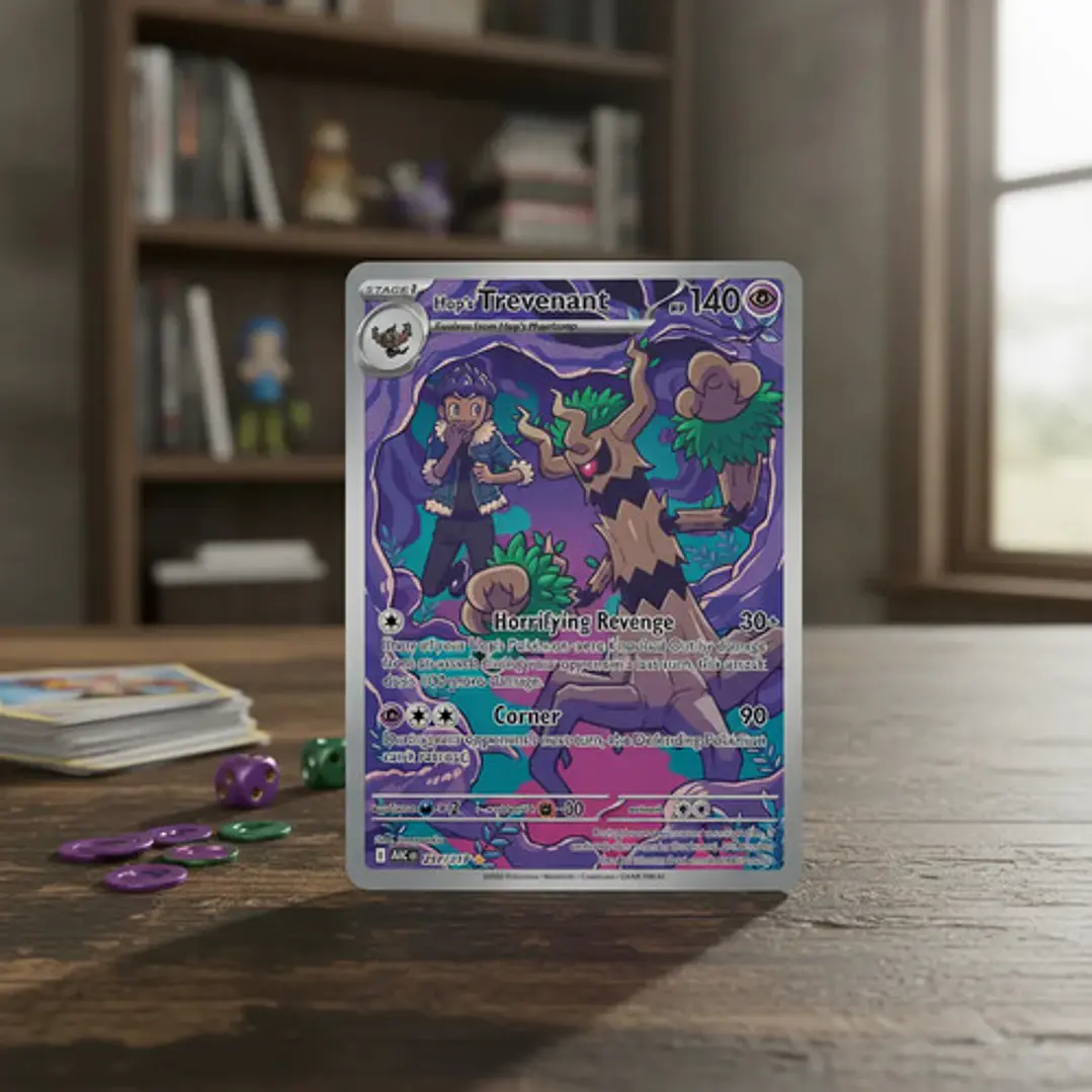 POKÉMON TCG HOP´S TREVENANT ASC 237/217 ME ILLUSTRATION RARE INGLÉS 2