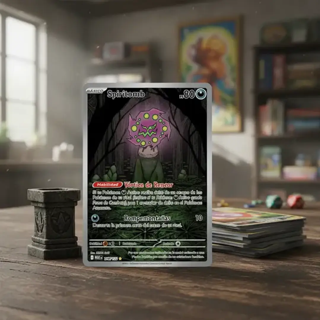POKÉMON TCG SPIRITOMB MEG 148/132 ME01 MEGA EVOLUTION ILLUSTRATION RARE ESPAÑOL 2