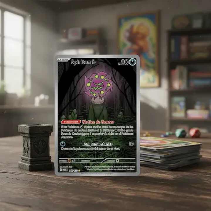 POKÉMON TCG SPIRITOMB MEG 148/132 ME01 MEGA EVOLUTION ILLUSTRATION RARE ESPAÑOL 2