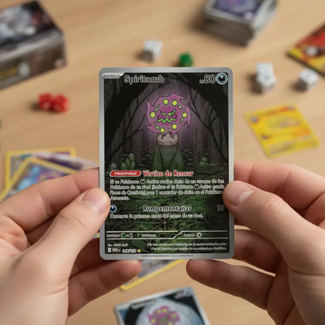 POKÉMON TCG SPIRITOMB MEG 148/132 ME01 MEGA EVOLUTION ILLUSTRATION RARE ESPAÑOL 3