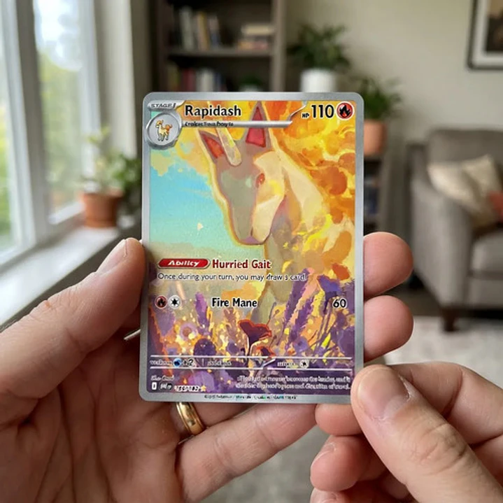 POKÉMON TCG RAPIDASH DRI 189/182 SV10 DESTINED RIVALS ILLUSTRATION RARE INGLÉS 3
