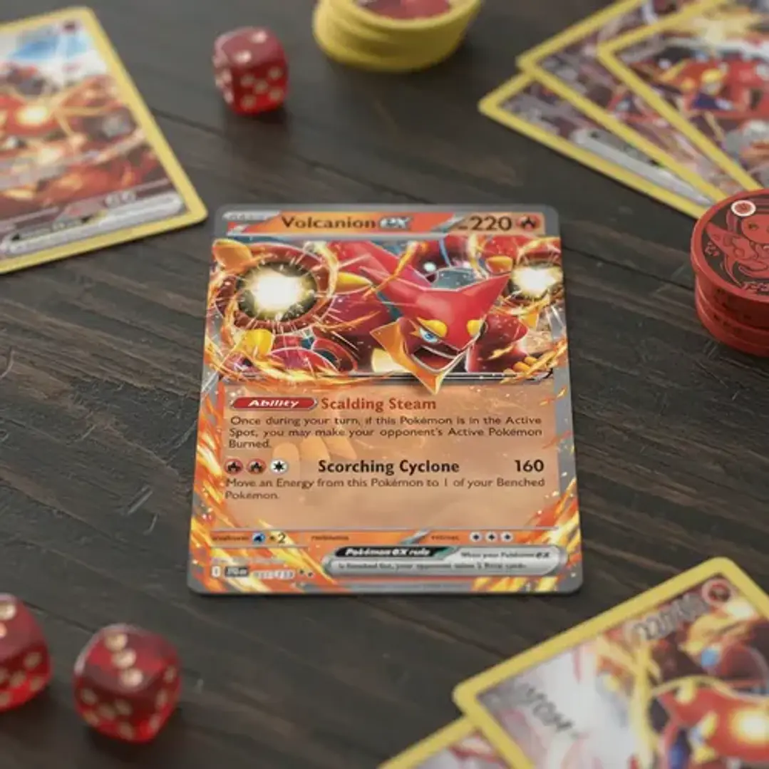 POKÉMON TCG VOLCANION EX JTG 031/159 SV09 JORNEY TOGETHER DOUBLE RARE INGLÉS 2