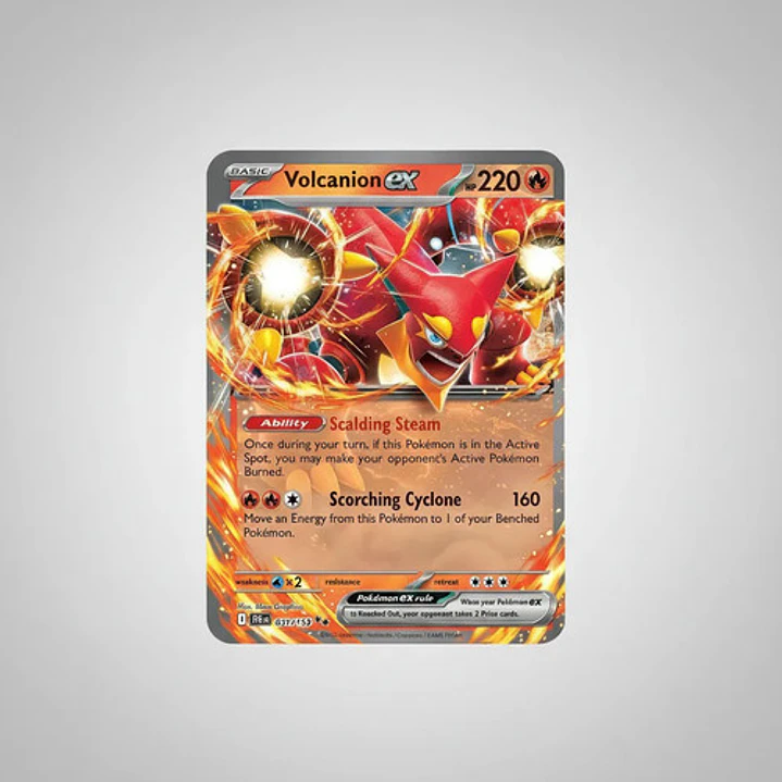 POKÉMON TCG VOLCANION EX JTG 031/159 SV09 JORNEY TOGETHER DOUBLE RARE INGLÉS 5