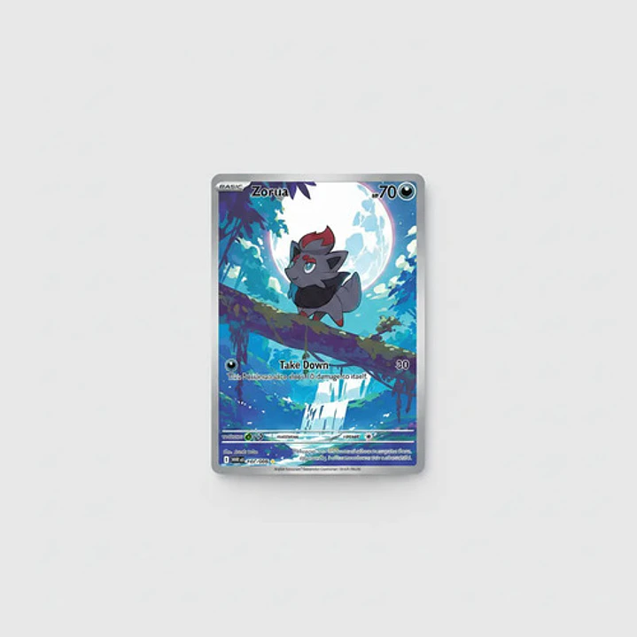 POKÉMON TCG ZORUA WHT 142/086 SV WHITE FLARE ILLUSTRATION RARE INGLÉS 5