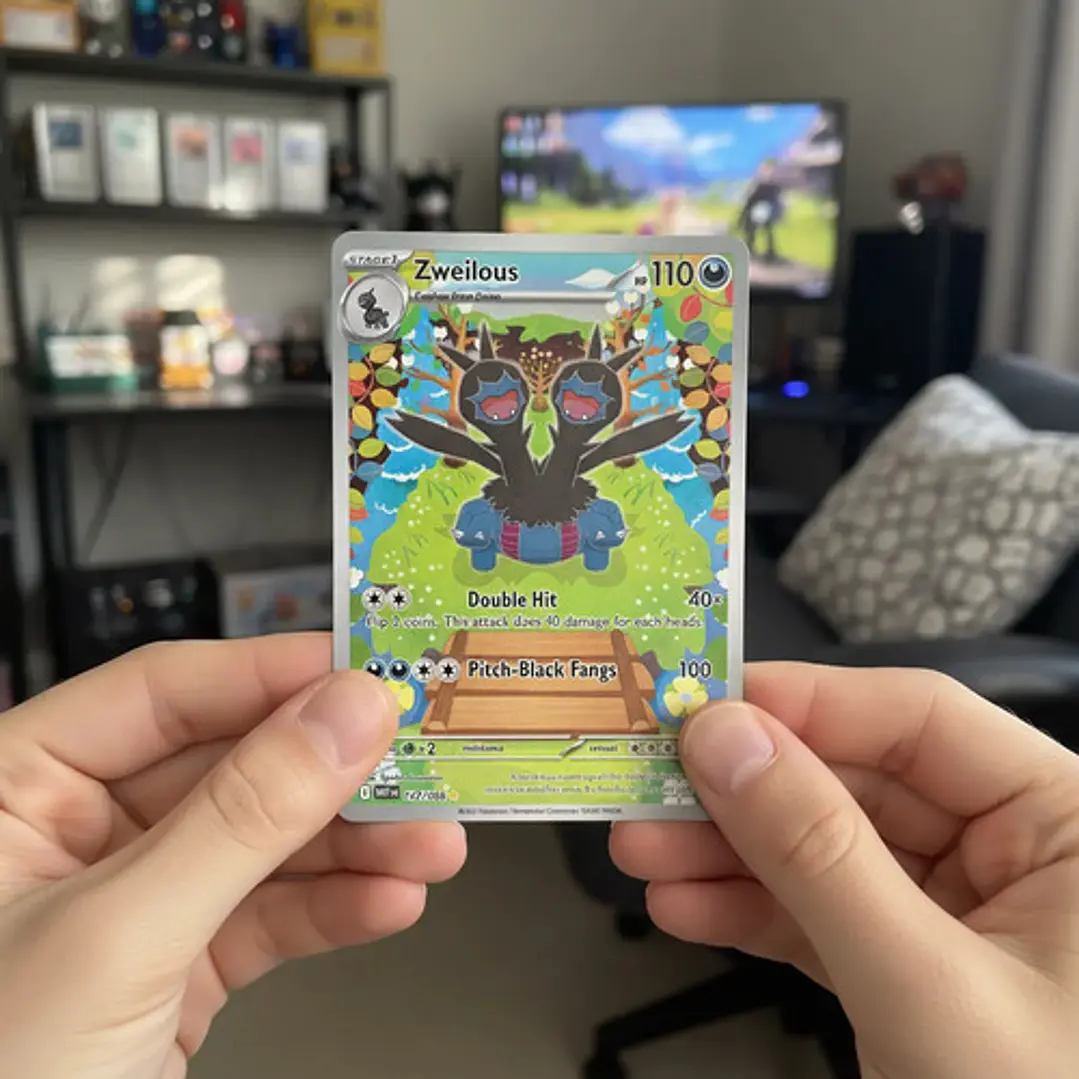 POKÉMON TCG ZWEILOUS WHT 147/086 SV WHITE FLARE ILLUSTRATION RARE INGLÉS 3