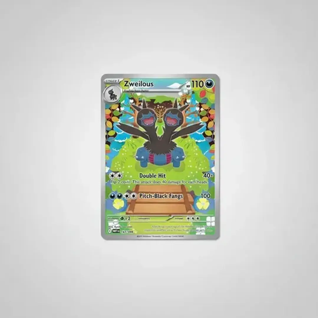 POKÉMON TCG ZWEILOUS WHT 147/086 SV WHITE FLARE ILLUSTRATION RARE INGLÉS 5