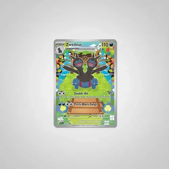 POKÉMON TCG ZWEILOUS WHT 147/086 SV WHITE FLARE ILLUSTRATION RARE INGLÉS 5