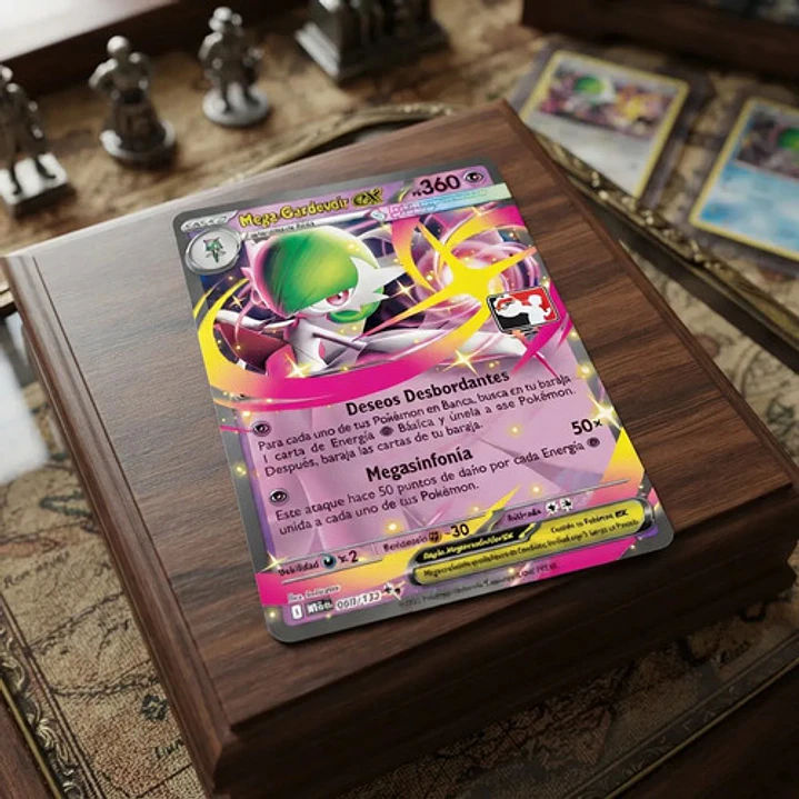 POKÉMON TCG MEGA GARDEVOIR EX MEG 060/132 ME01 LIGA SERIE 8 DOUBLE RARE ESPAÑOL 2