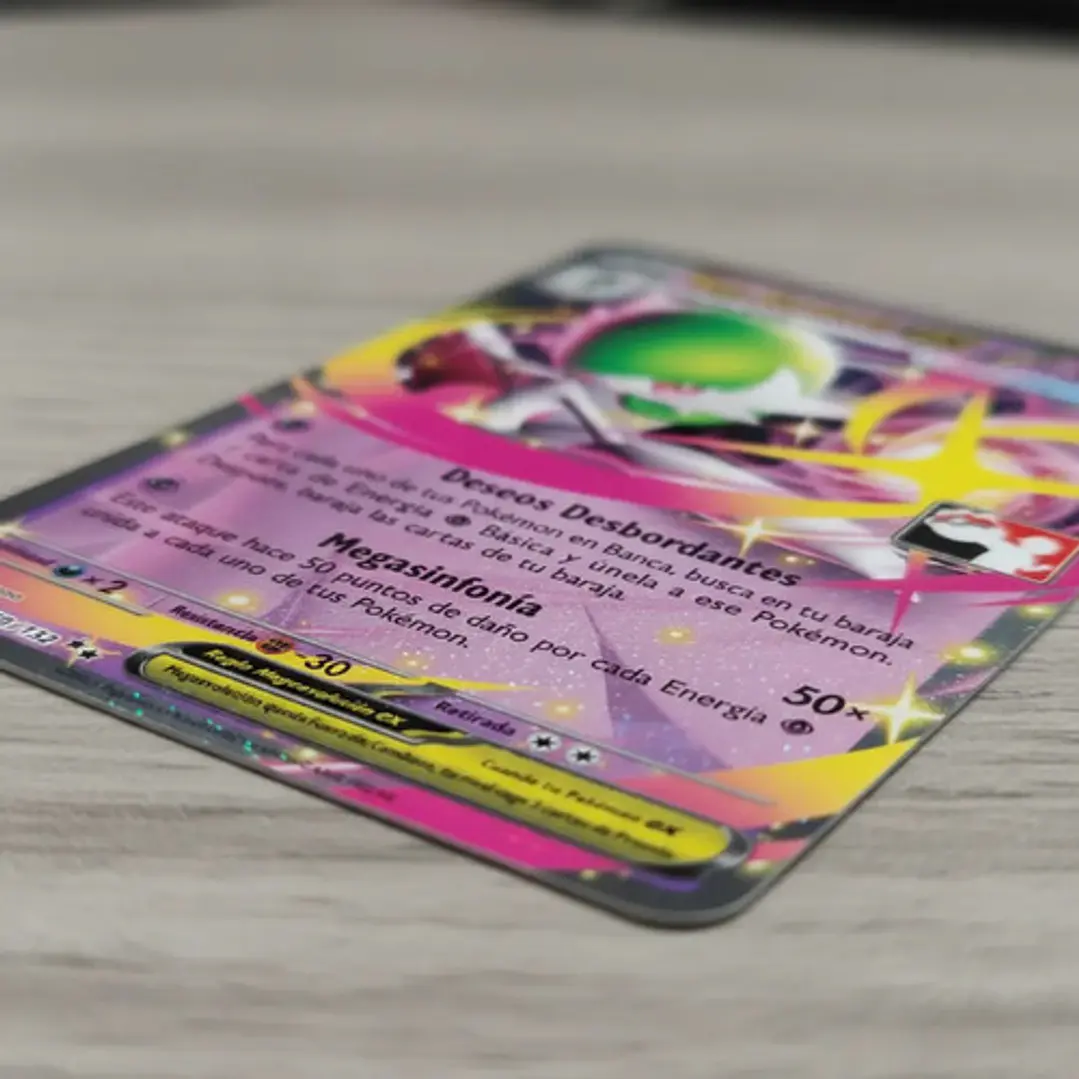 POKÉMON TCG MEGA GARDEVOIR EX MEG 060/132 ME01 LIGA SERIE 8 DOUBLE RARE ESPAÑOL 4