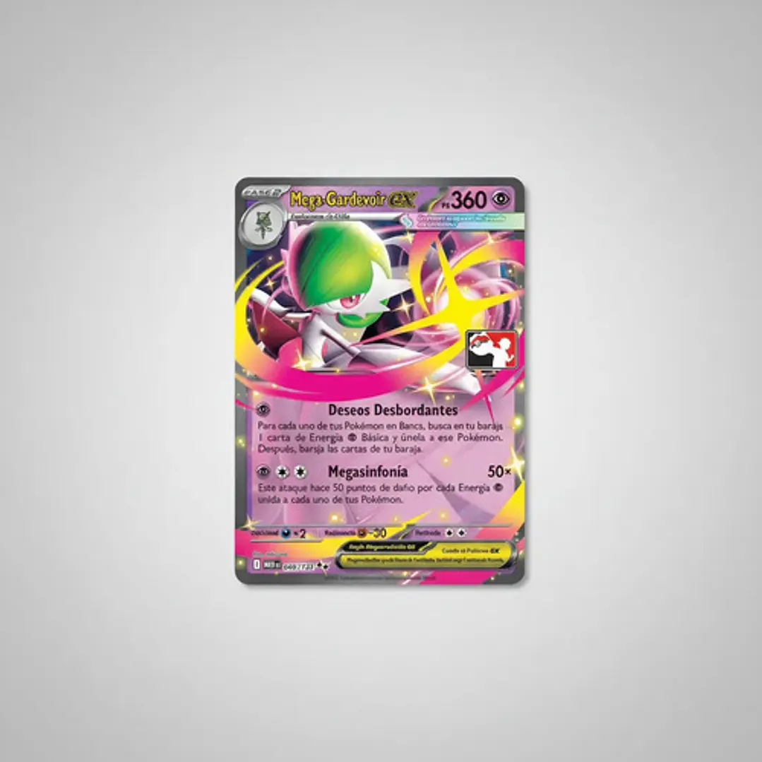 POKÉMON TCG MEGA GARDEVOIR EX MEG 060/132 ME01 LIGA SERIE 8 DOUBLE RARE ESPAÑOL 5