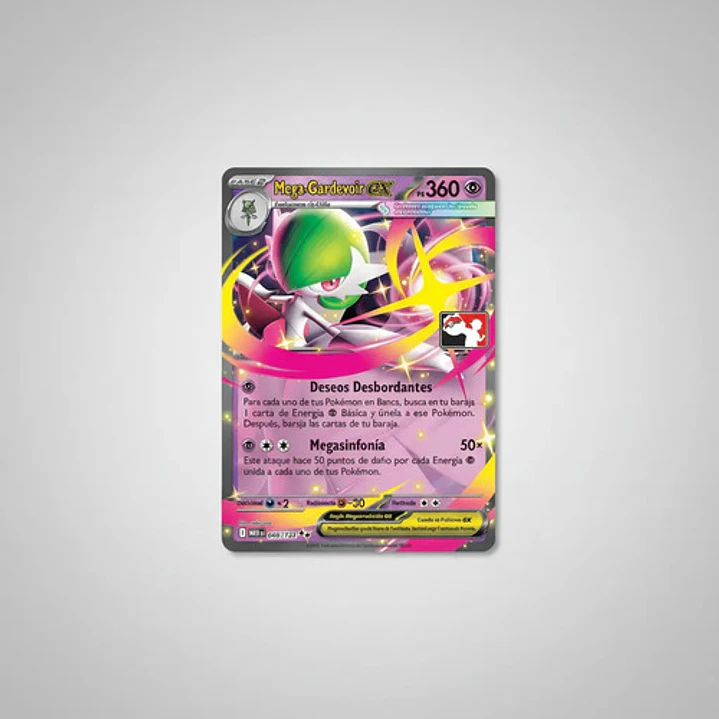 POKÉMON TCG MEGA GARDEVOIR EX MEG 060/132 ME01 LIGA SERIE 8 DOUBLE RARE ESPAÑOL 5