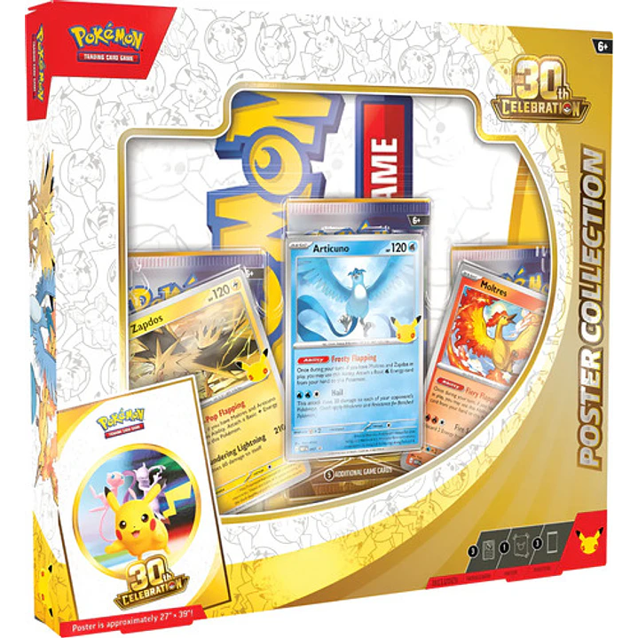 POKÉMON TCG 30TH CELEBRATION POSTER COLLECTION ESPAÑOL 1