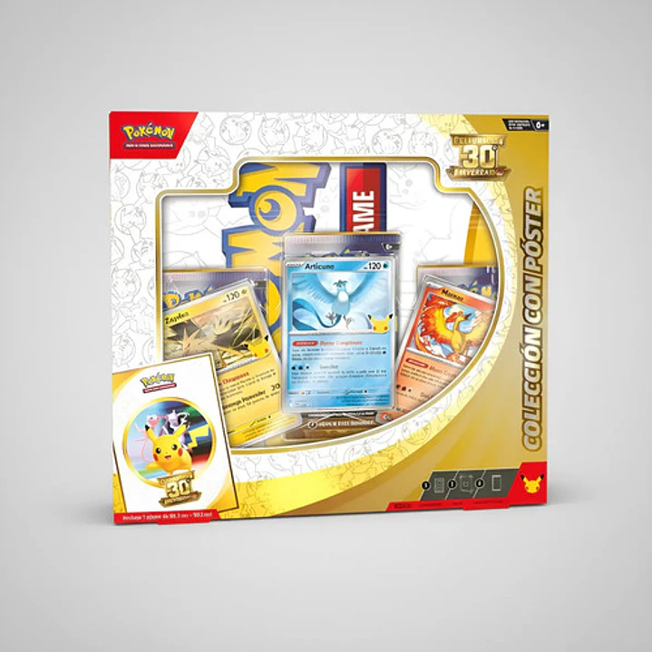 POKÉMON TCG 30TH CELEBRATION POSTER COLLECTION ESPAÑOL 10