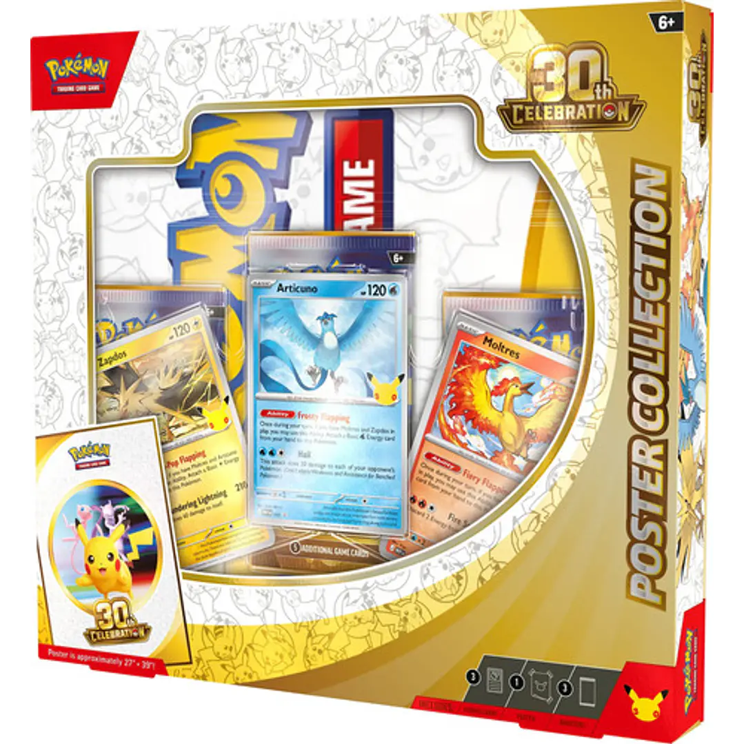 POKÉMON TCG 30TH CELEBRATION POSTER COLLECTION INGLÉS 10