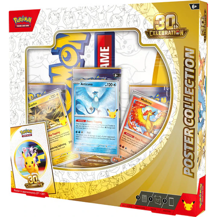 POKÉMON TCG 30TH CELEBRATION POSTER COLLECTION INGLÉS 10