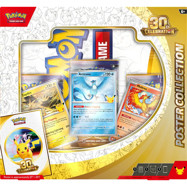 POKÉMON TCG 30TH CELEBRATION POSTER COLLECTION INGLÉS 5