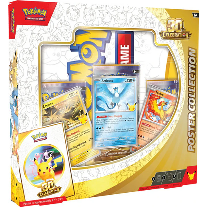 POKÉMON TCG 30TH CELEBRATION POSTER COLLECTION INGLÉS 1