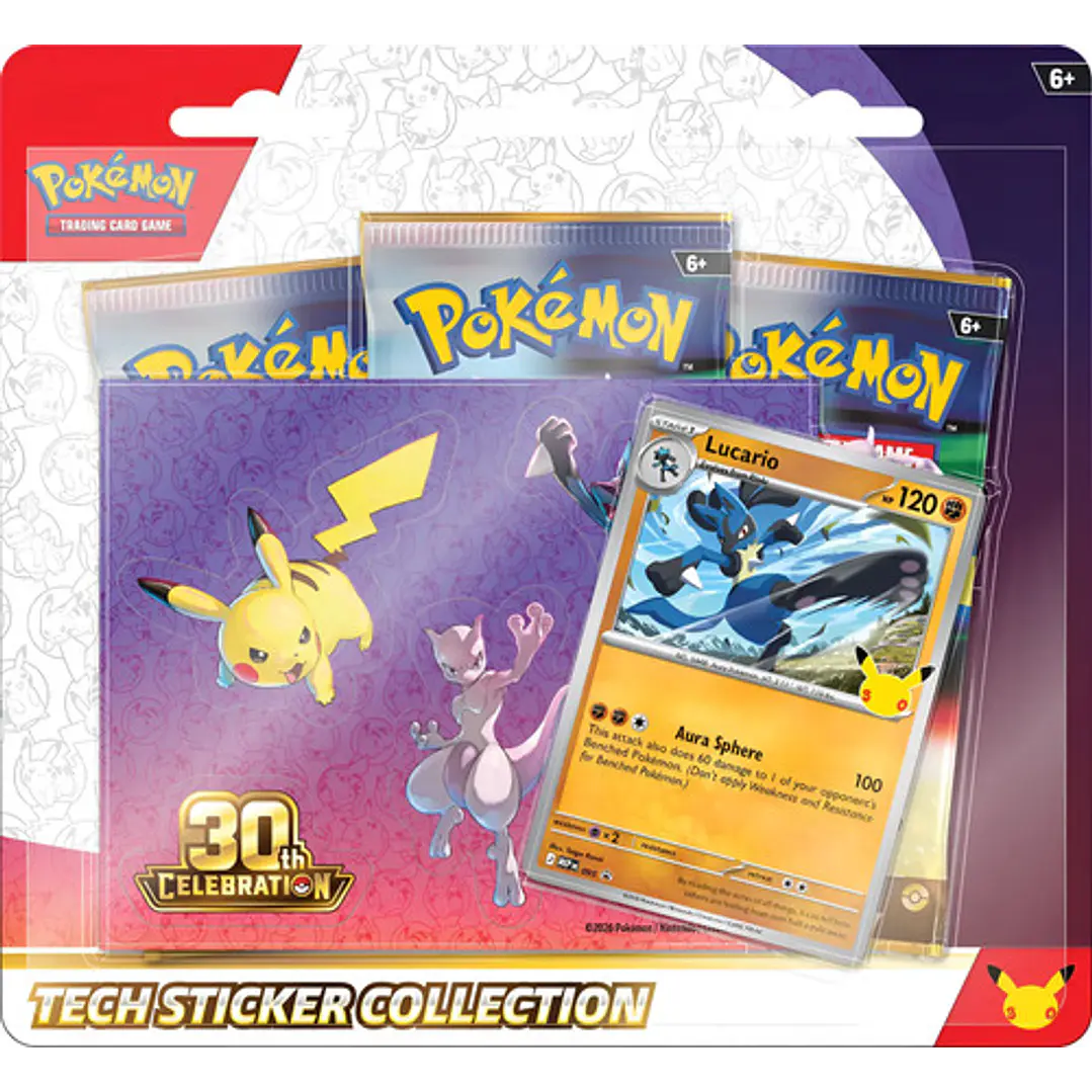 POKÉMON TCG 30TH CELEBRATION TECH STICKER COLLECTION AL AZAR ESPAÑOL 6