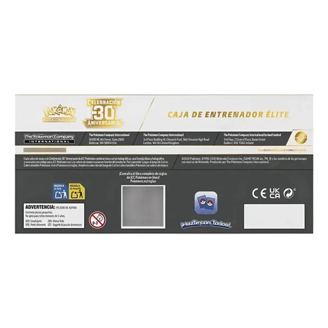 POKÉMON TCG 30TH CELEBRATION ELITE TRAINER BOX ESPAÑOL 8