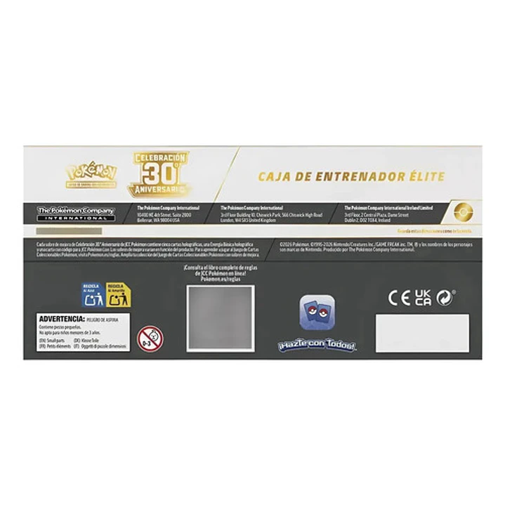 POKÉMON TCG 30TH CELEBRATION ELITE TRAINER BOX ESPAÑOL 8
