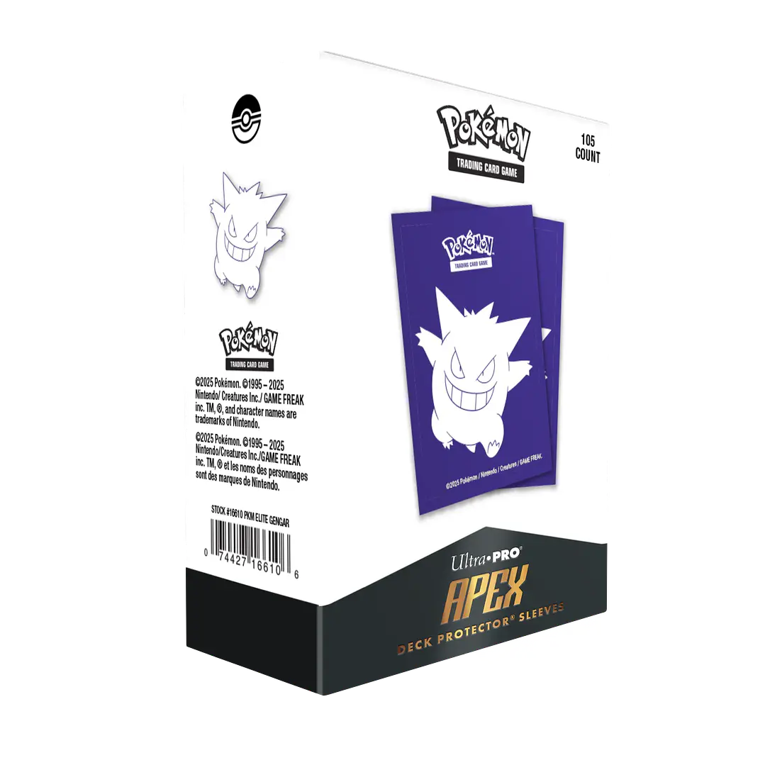 Ultra Pro ULP16610 Protector de cubierta Apex Pokemon Elite Series Gengar - 105 piezas 1