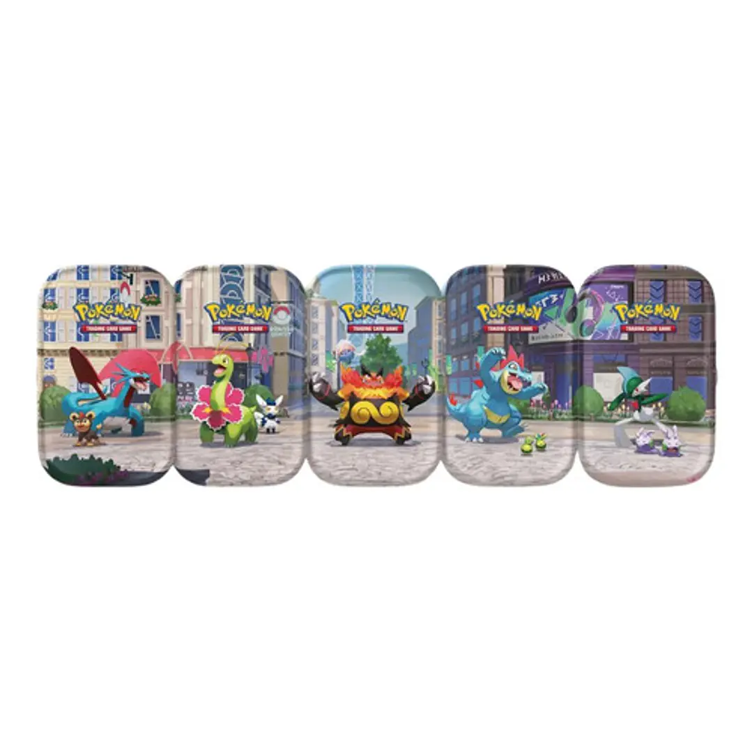 POKÉMON TCG LUMINOSE CITY MINI TIN MEG 1 AL AZAR INGLÉS 6