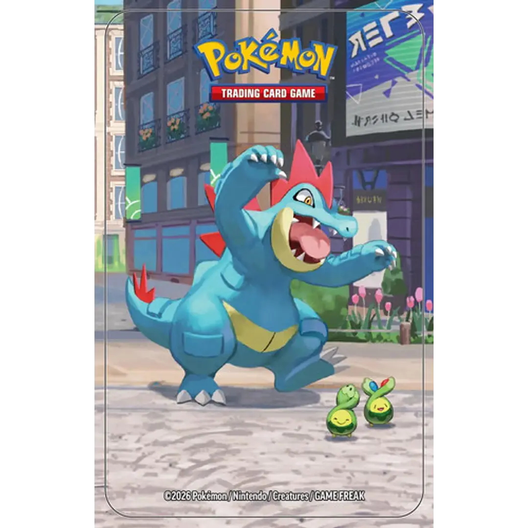 POKÉMON TCG LUMINOSE CITY MINI TIN MEG 1 AL AZAR INGLÉS 9