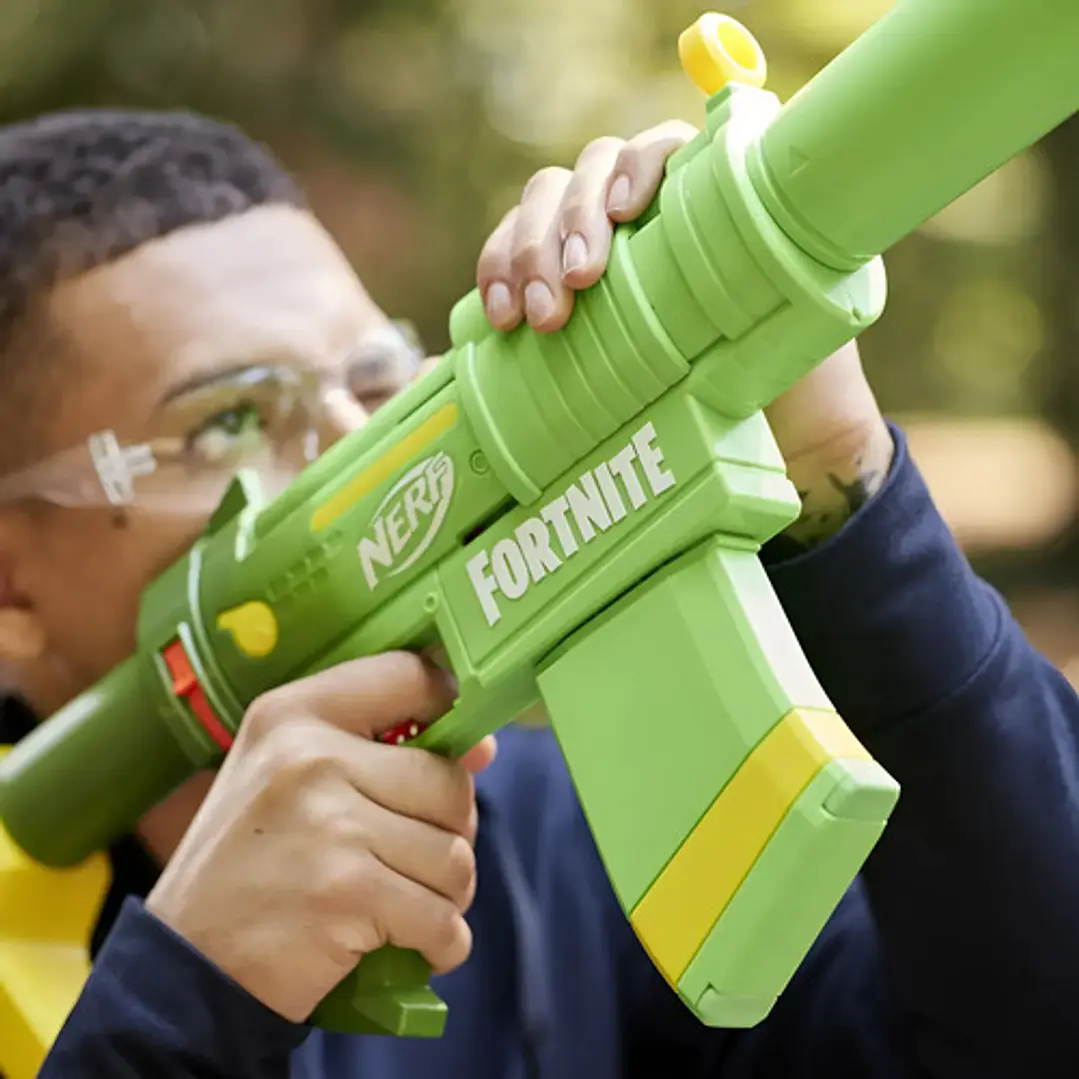 NERF FORNITE SMG ZESTY LANZADOR DE DARDOS HASBRO 6