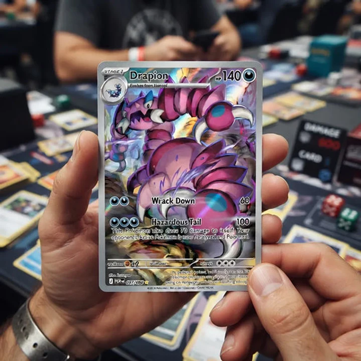 Pokémon Tcg Drapion Por En 097/088 Me03 Illustration Rare 2